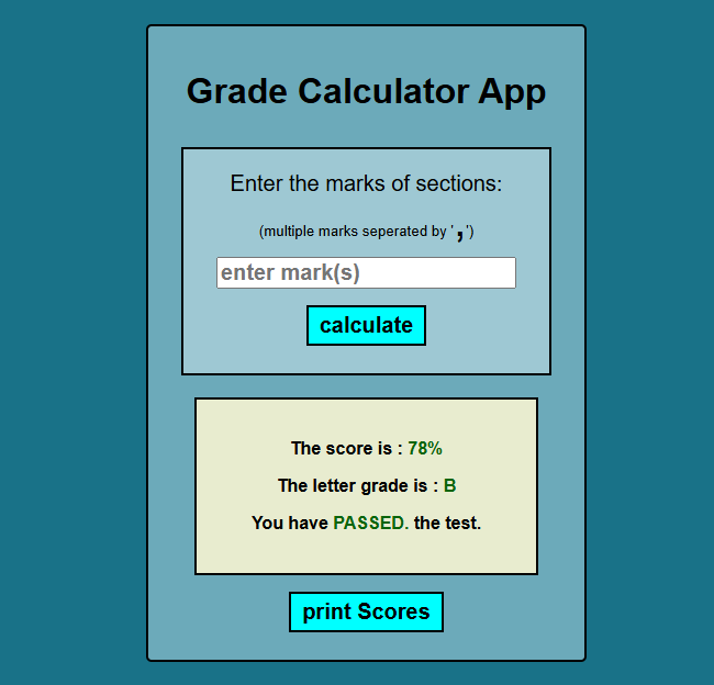 gradeCalculator