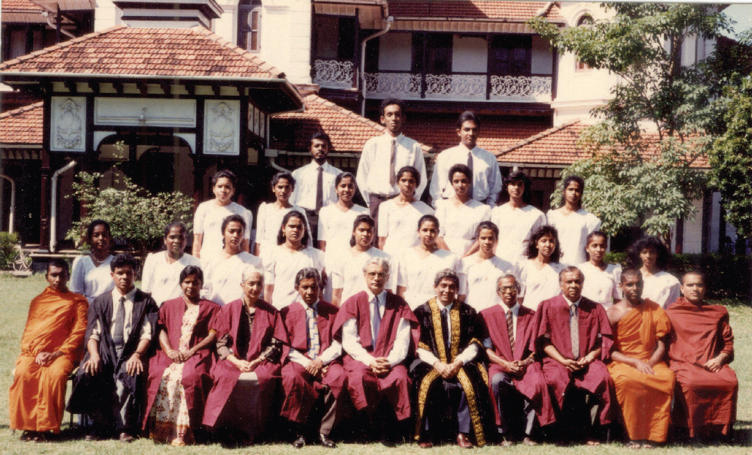 Sinhala Department lecturers of University of Colombo 1990/1991